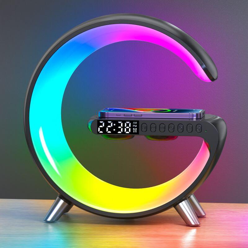 Digital Led Wireless Charger Speaker