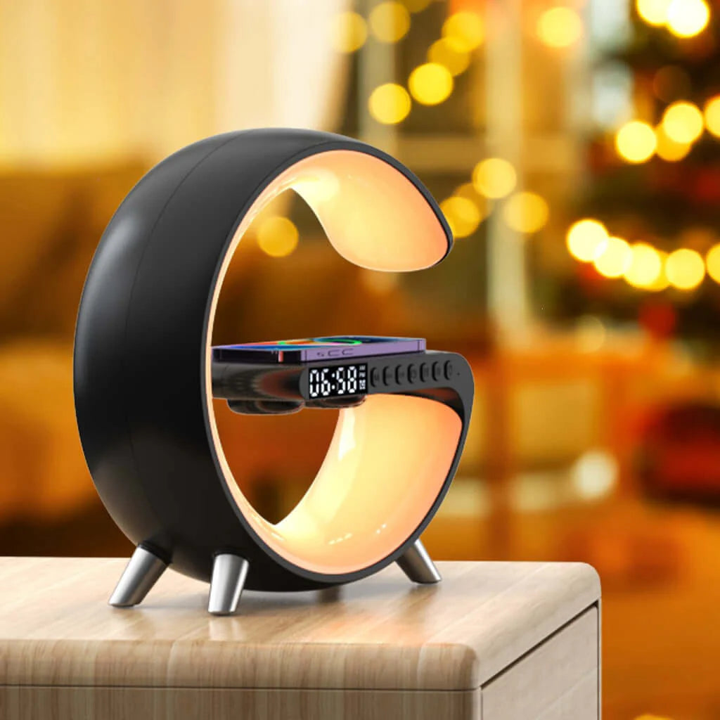 Digital Led Wireless Charger Speaker