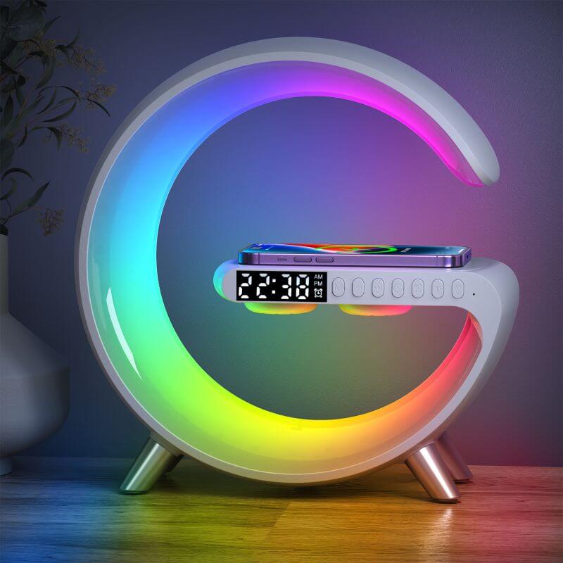 Digital Led Wireless Charger Speaker